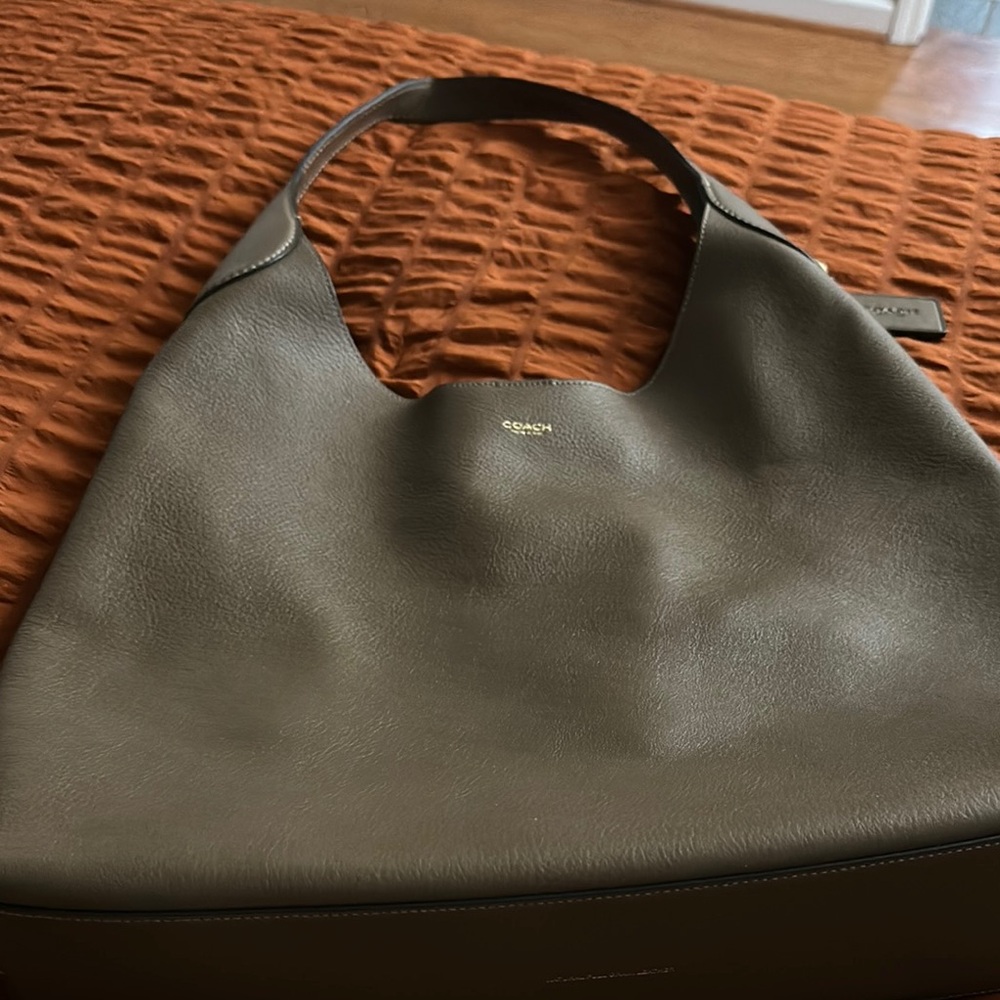 Coach dark stone Leather Women's Bag